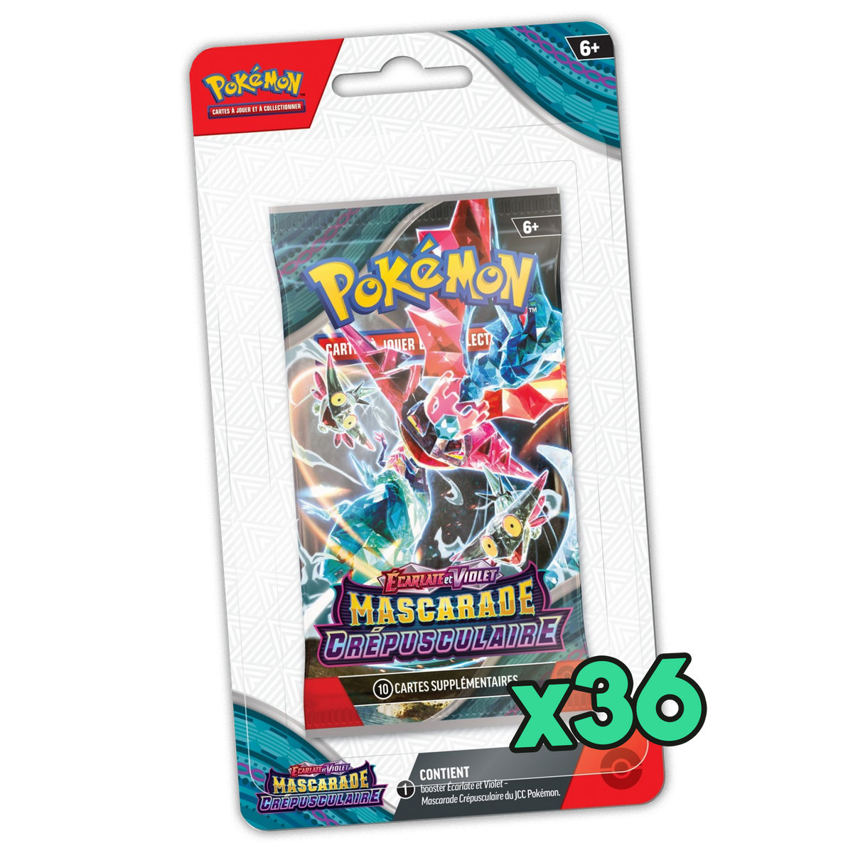[SCELLE] Case Booster sous Blisters EV06 x36 - Mascarade Crépusculaire [FR]